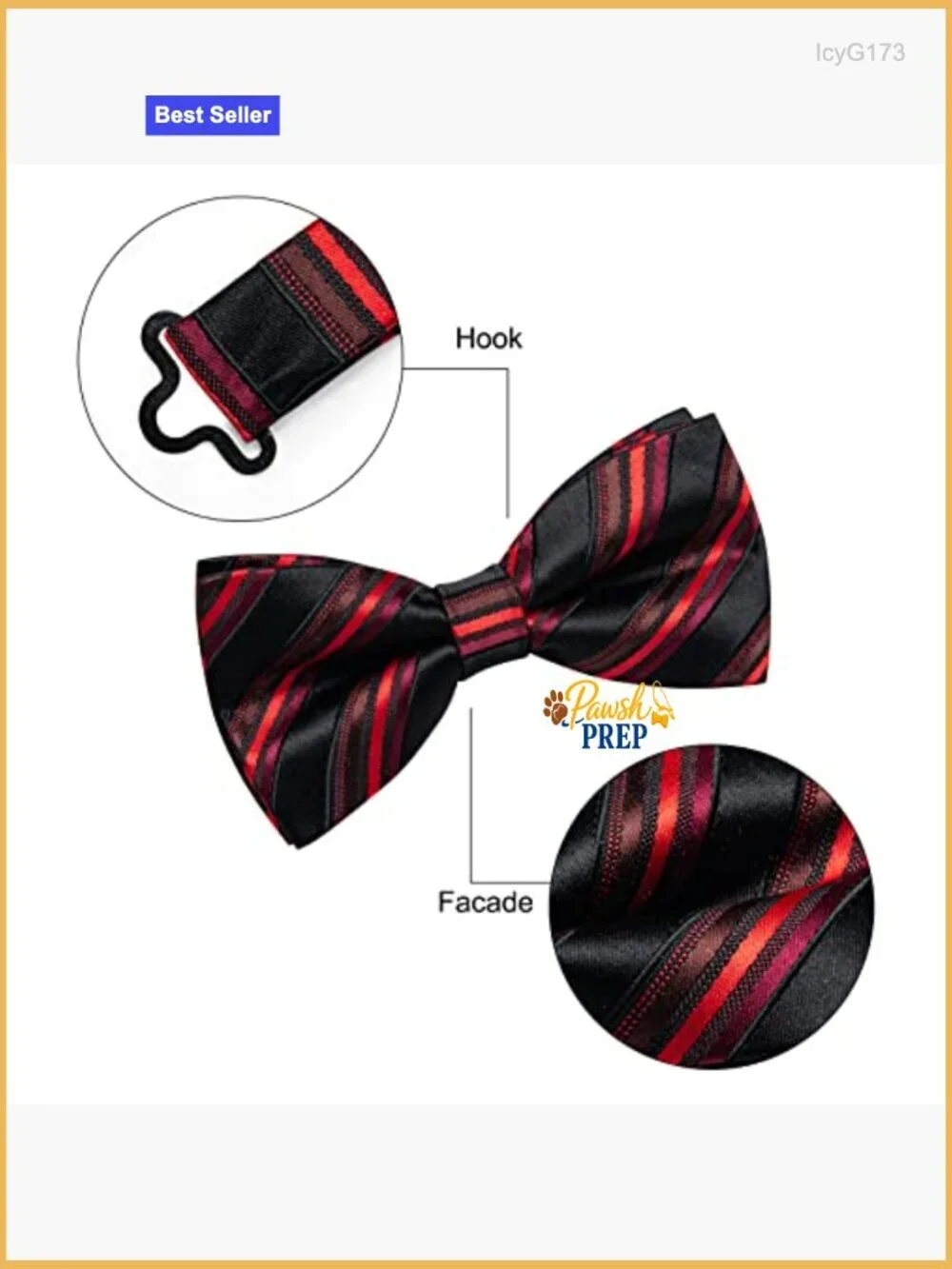 Silk Pre-Tied Bow Tie Adjustable Formal Wedding Business Prom